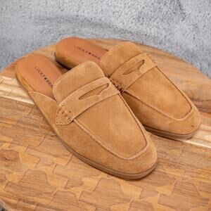 Lucky Brand Tan Suede Loafers